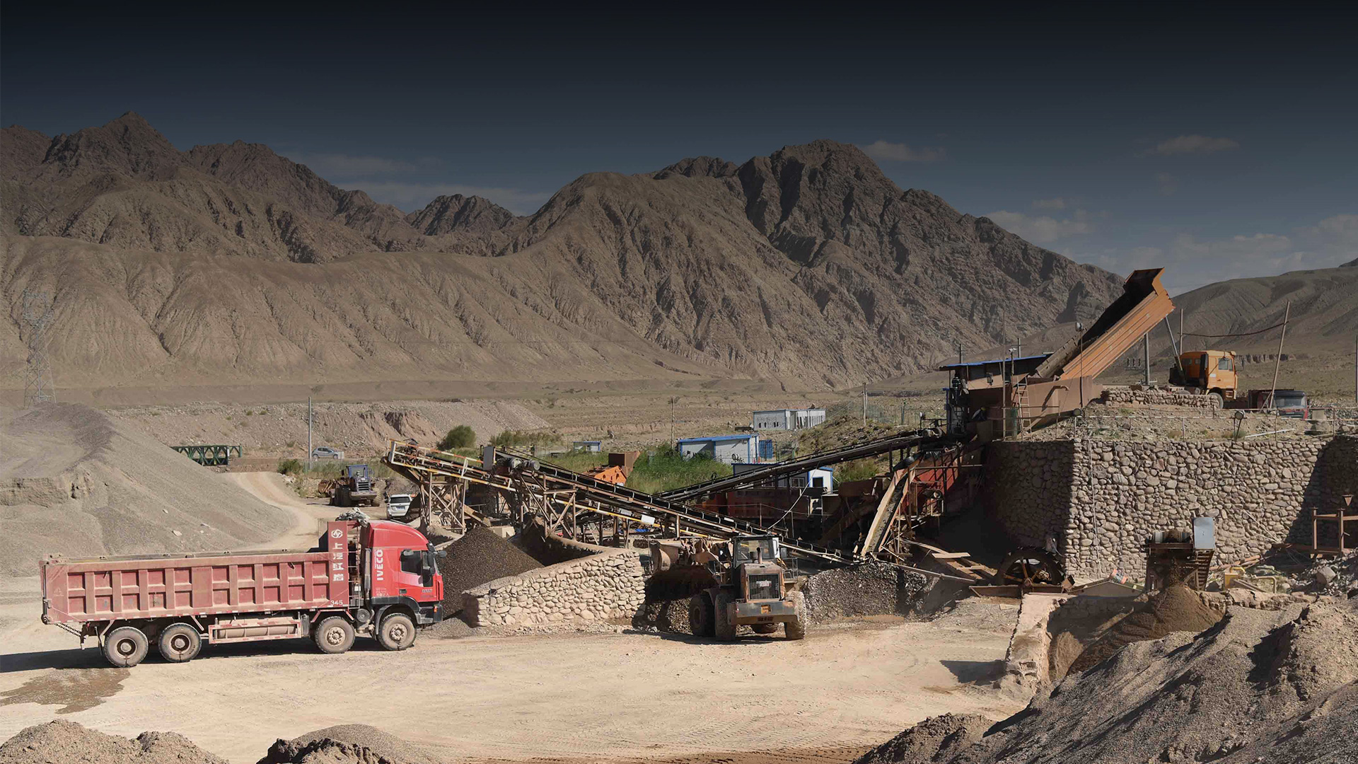 Stone production line