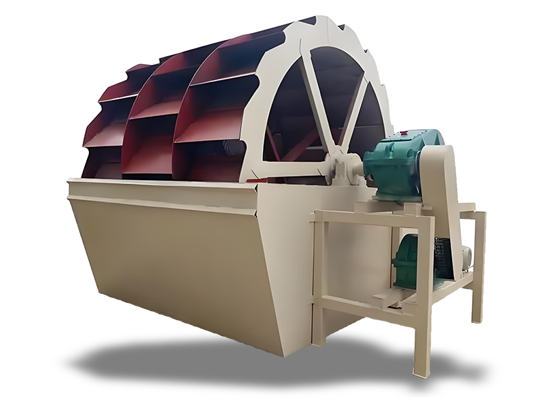 wheel bucket sand washing machine