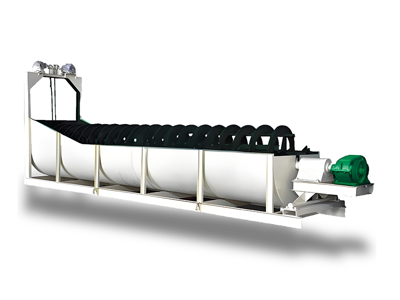 High weir spiral classifier